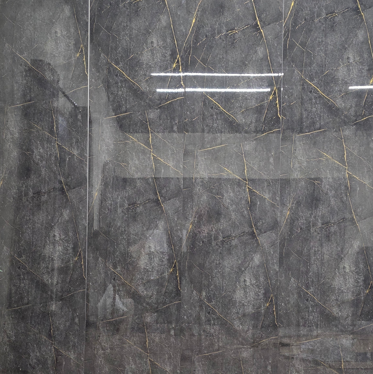 Aqua Grau Stein-Wandpaneel 240cm x 60cm
