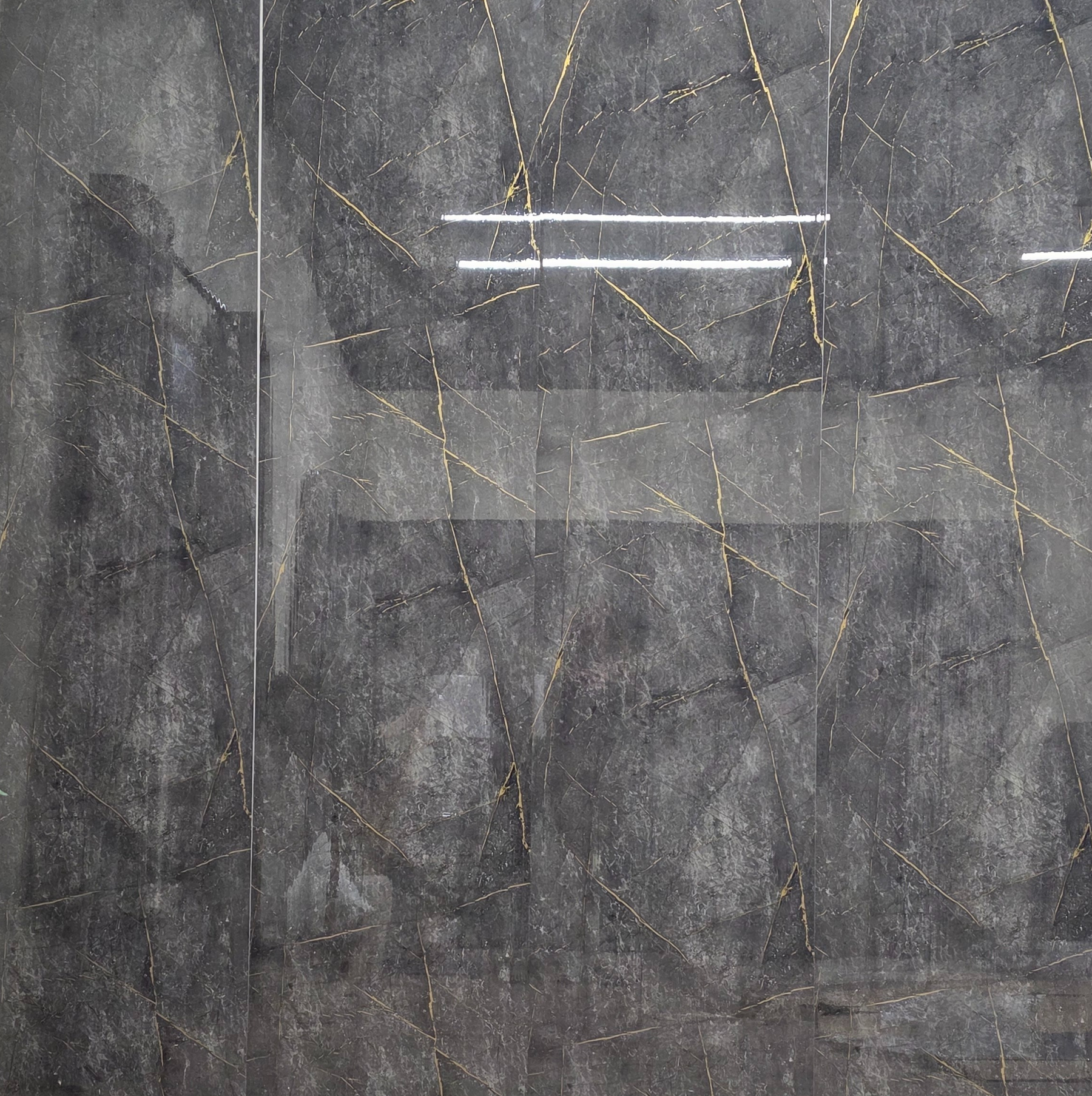 Aqua Grau Stein-Wandpaneel 240cm x 60cm