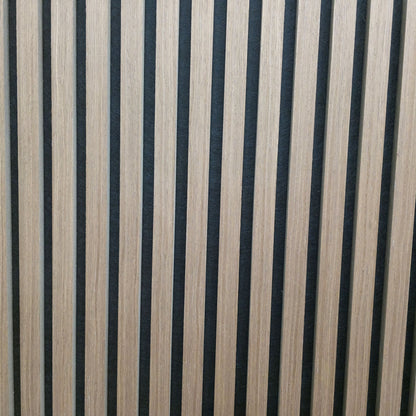 Pack mit 4 Quadratischen Holz-Akustik-Wandpaneelen 600mm x 600mm Mit 1x Gratis-Kleber