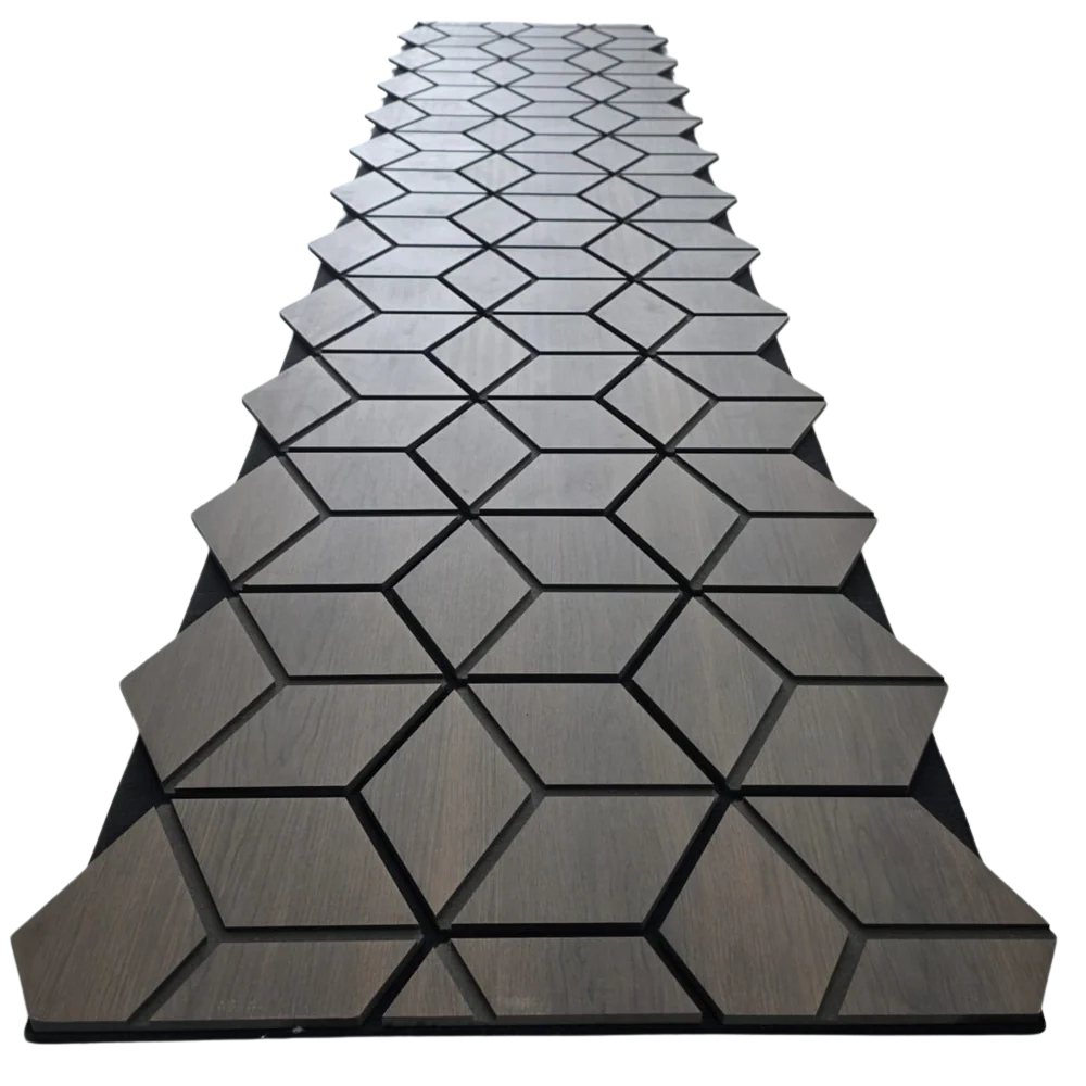 Premium Sechseck-Akustik-Wandpaneel (240cm x 60cm)