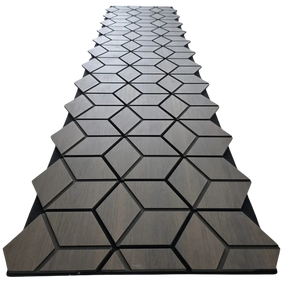 Premium Sechseck-Akustik-Wandpaneel (240cm x 60cm)