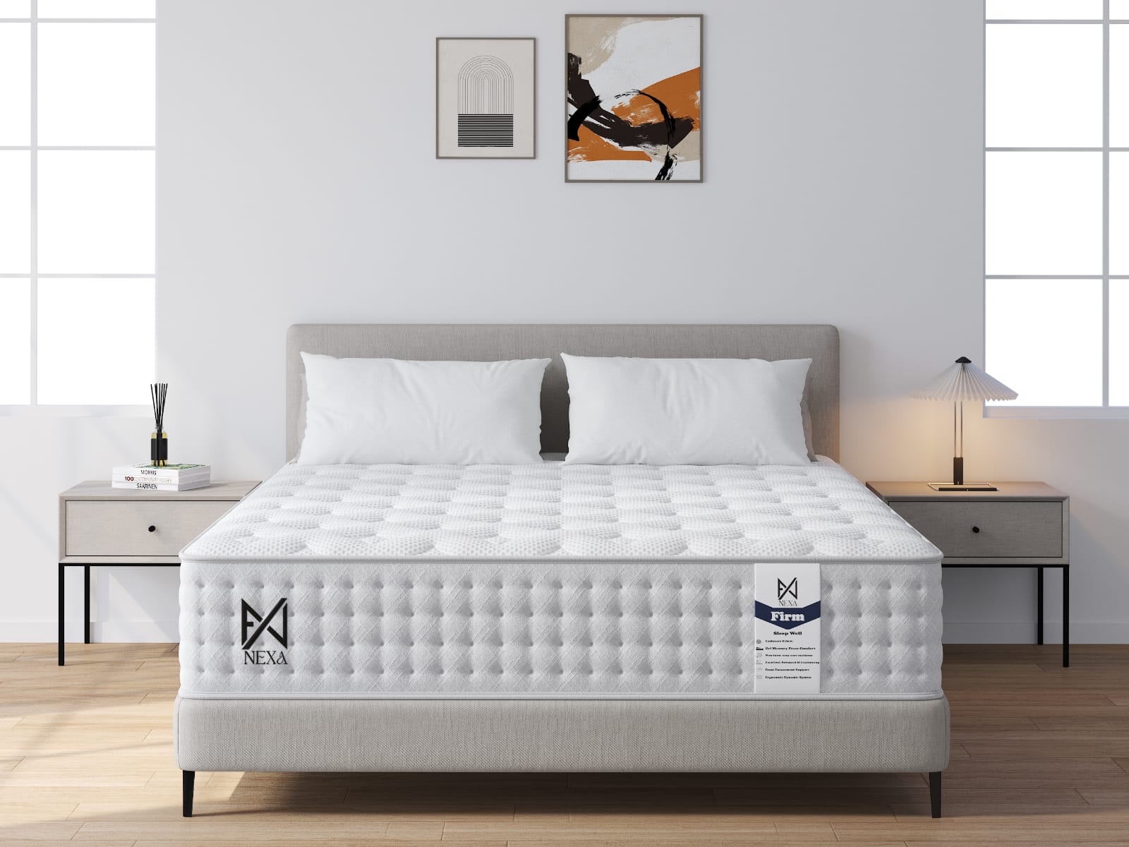 Die Luxury Plush Nexus 1000 Taschenfederkern-Pillowtop-Matratze – Fest