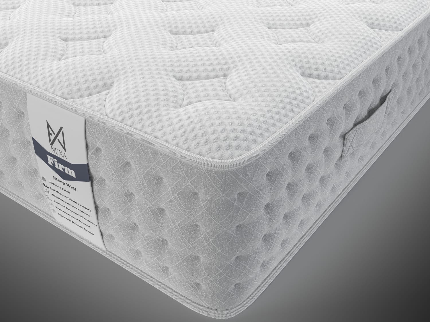 Die Luxury Plush Nexus 1000 Taschenfederkern-Pillowtop-Matratze – Fest
