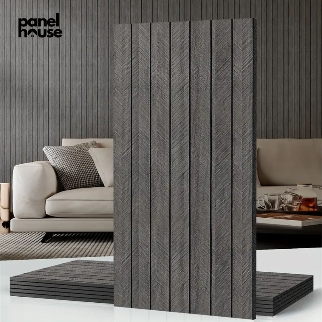 3D Holzlamellen-Wandpaneele, Selbstklebend, Abnehmbar, Wasserdicht – 1 kaufen, 6 Premium-Paneele für nur £7 erhalten! (30cm x 60cm)