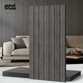 3D Holzlamellen-Wandpaneele, Selbstklebend, Abnehmbar, Wasserdicht – 1 kaufen, 6 Premium-Paneele für nur £7 erhalten! (30cm x 60cm)