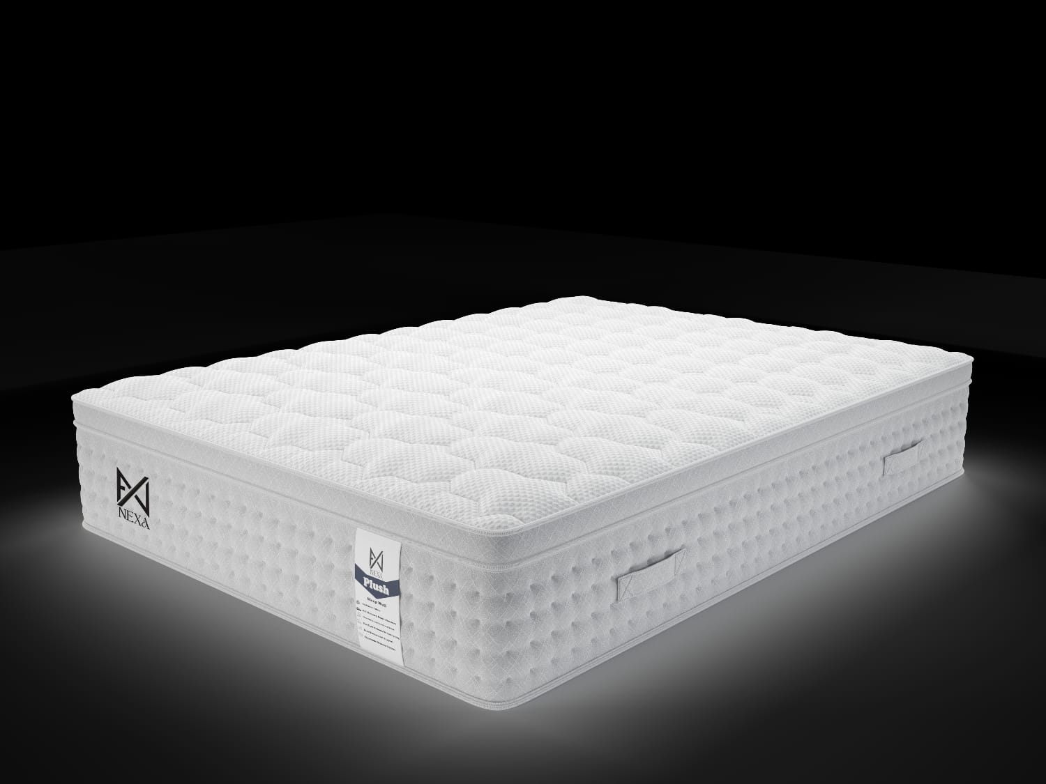 Die Luxury Plush Nexus 1000 Taschenfederkern-Pillowtop-Matratze – Medium