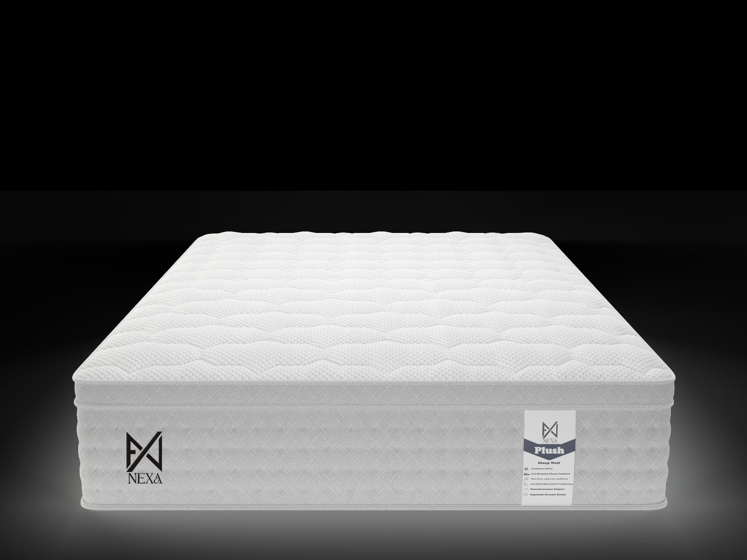 Die Luxury Plush Nexus 2000 Taschenfederkern-Pillowtop – Weich