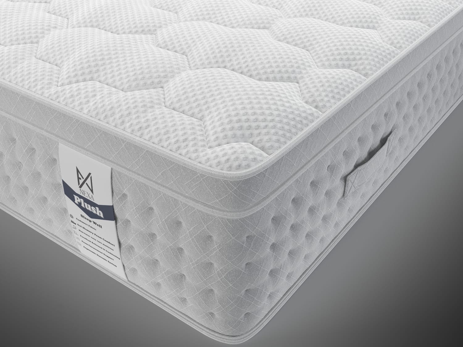 Die Luxury Plush Nexus 2000 Taschenfederkern-Pillowtop – Weich